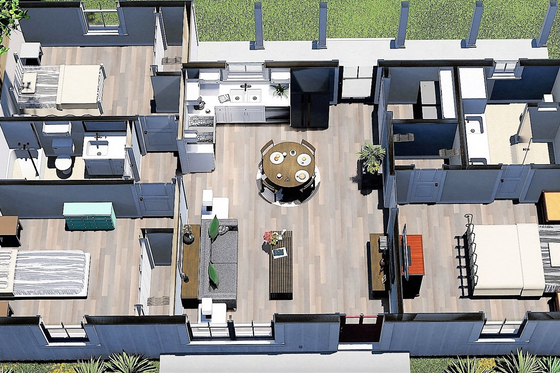 Interior - Other 2 for Farmhouse House Plan #44-224 - 3 bed, 2 bath