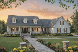 House Design - Ranch Exterior - Front Elevation Plan #21-625