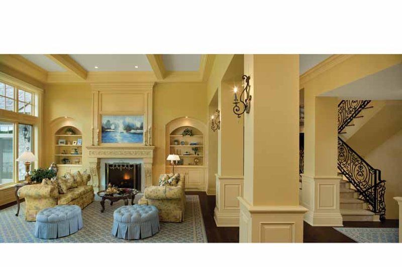 Home Plan - Interior - Family Room 1 for Country House Plan #928-166 - 3 bed, 4 bath