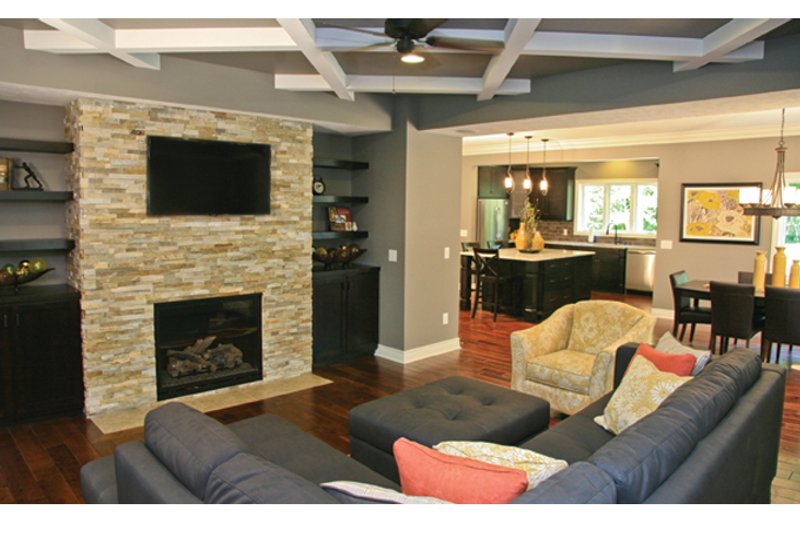 Dream House Plan - Interior - Family Room 3 for Prairie House Plan #928-248 - 5 bed, 3.5 bath