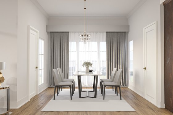 Interior - Dining Room for Farmhouse House Plan #54-103 - 5 bed, 5.5 bath