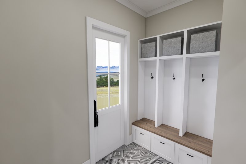 House Blueprint - Interior - Entry 2 for Farmhouse House Plan #51-1283 - 3 bed, 3.5 bath