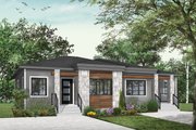 Contemporary Style House Plan - 2 Beds 1 Baths 2028 Sq/Ft Plan #23-2720 