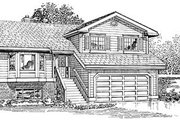 Traditional Style House Plan - 3 Beds 2.5 Baths 1383 Sq/Ft Plan #47-203 