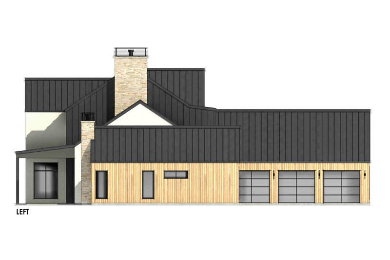 House Design - Exterior - Other Elevation for Modern House Plan #1096-6 - 4 bed, 4.5 bath