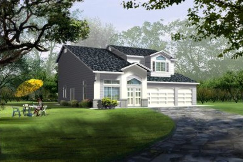 Traditional Style House Plan - 3 Beds 3 Baths 2575 Sq/Ft Plan #1-616