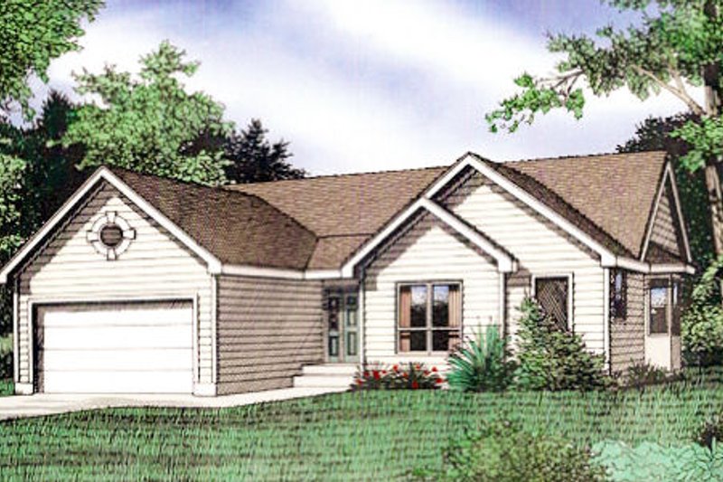 House Design - Traditional Exterior - Front Elevation Plan #405-156