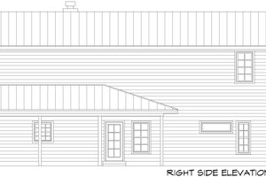 Exterior - Rear Elevation for Barndominium House Plan #932-1040 - 3 bed, 2.5 bath