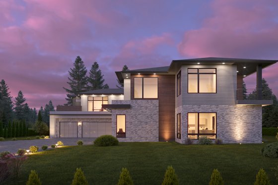 Exterior - Other Elevation for Contemporary House Plan #1066-193 - 5 bed, 6.5 bath