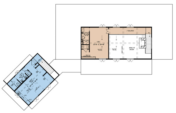 House Plan Design - Country Floor Plan - Upper Floor Plan #923-127