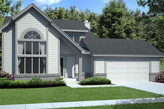 Exterior - Other Elevation for Traditional House Plan #312-330 - 3 bed, 2.5 bath