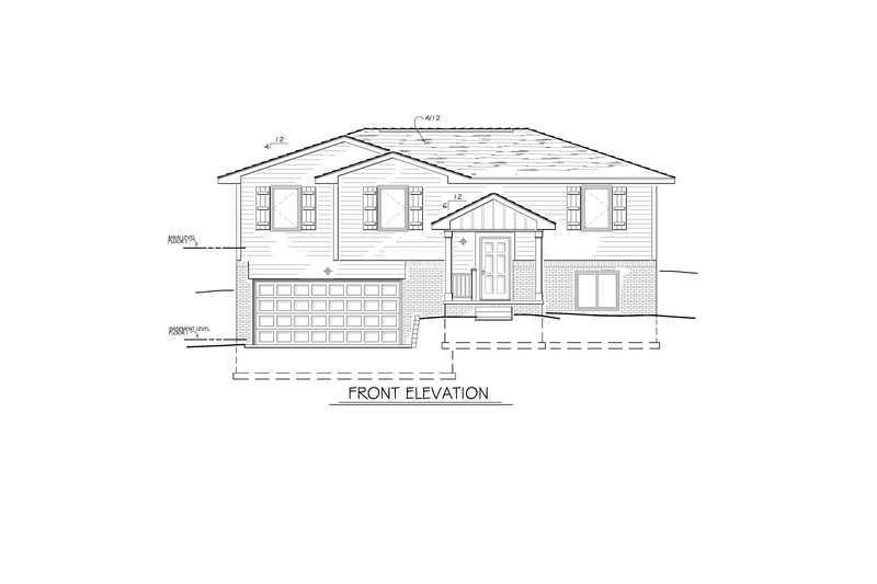 House Plan Design - Exterior - Front Elevation 3 for Traditional House Plan #1122-8 - 3 bed, 1 bath
