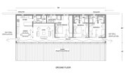 Modern Style House Plan - 3 Beds 3.5 Baths 1937 Sq/Ft Plan #542-11 