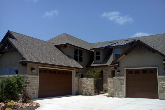 Exterior - Front Elevation 4 for European House Plan #20-2437 - 3 bed, 3 bath