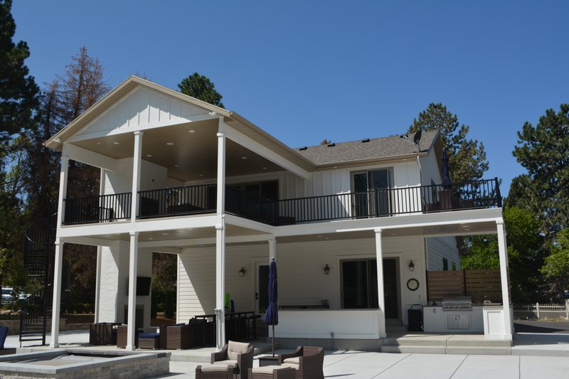 Architectural House Design - Exterior - Rear Elevation for Traditional House Plan #1060-76 - 1 bed, 2.5 bath