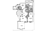 Mediterranean Style House Plan - 3 Beds 2 Baths 2176 Sq/Ft Plan #410-125 