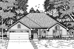 Traditional Exterior - Front Elevation Plan #42-164