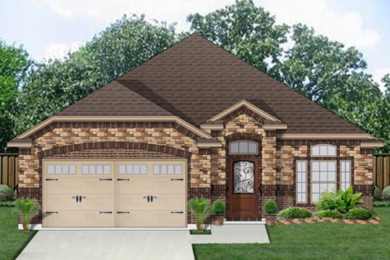 Home Plan - Traditional Exterior - Front Elevation Plan #84-551