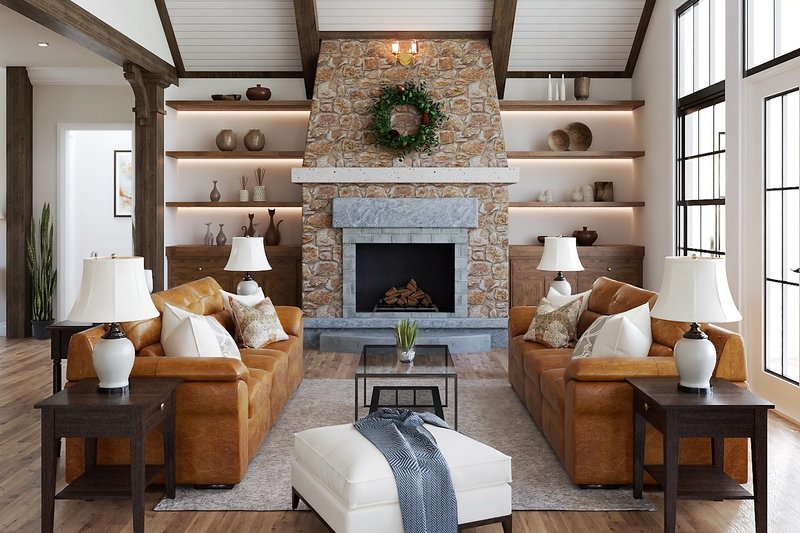House Design - Interior - Other 2 for Farmhouse House Plan #54-570 - 4 bed, 4.5 bath