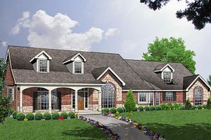 Traditional Exterior - Front Elevation Plan #40-388