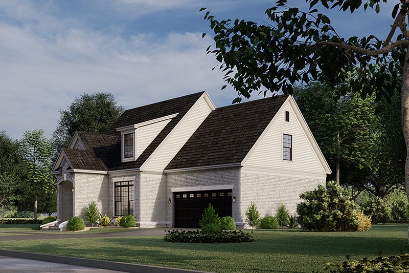 Home Plan - Exterior - Front Elevation 3 for European House Plan #17-2985 - 3 bed, 2.5 bath