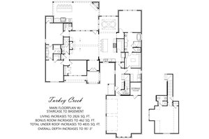 Floor Plan - Main Floor for Farmhouse House Plan #1074-81 - 4 bed, 3.5 bath