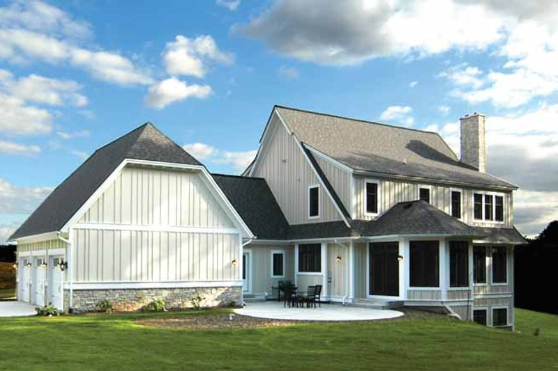 Home Plan - Exterior - Rear Elevation 2 for Craftsman House Plan #928-172 - 3 bed, 3.5 bath