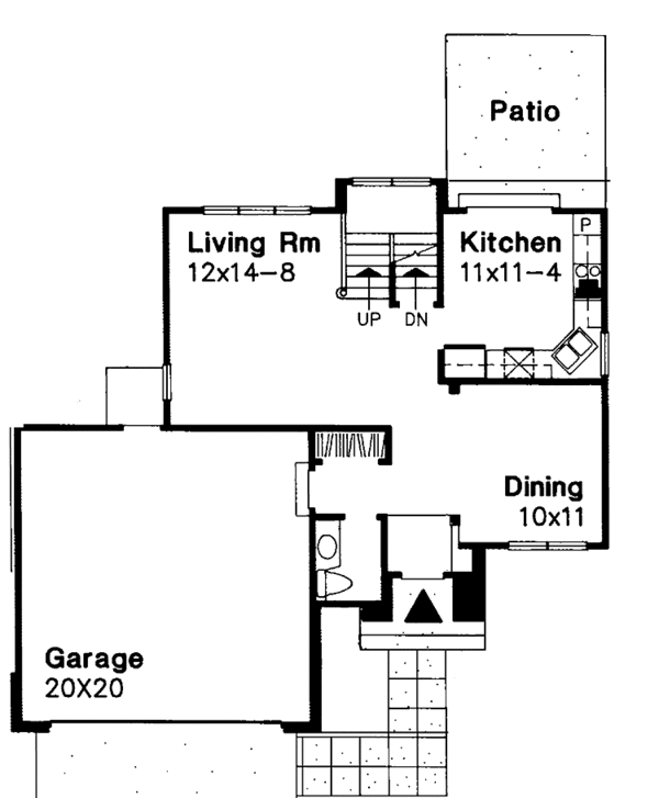 House Plan Design - Traditional Floor Plan - Main Floor Plan #320-963