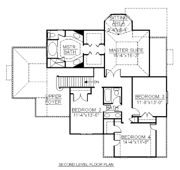 Dream House Plan - European Floor Plan - Upper Floor Plan #119-291
