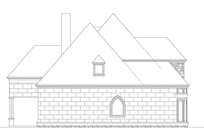 Home Plan - Exterior - Other Elevation for European House Plan #119-417 - 4 bed, 4 bath
