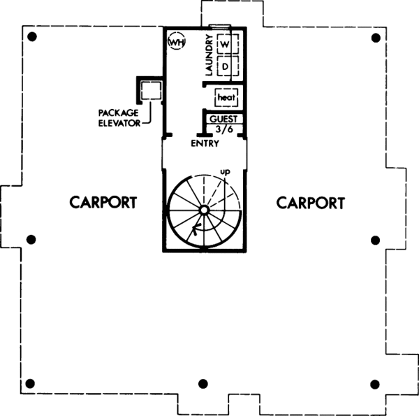 Architectural House Design - Contemporary Floor Plan - Other Floor Plan #320-763