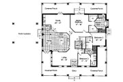 Southern Style House Plan - 3 Beds 2.5 Baths 2842 Sq/Ft Plan #417-341 