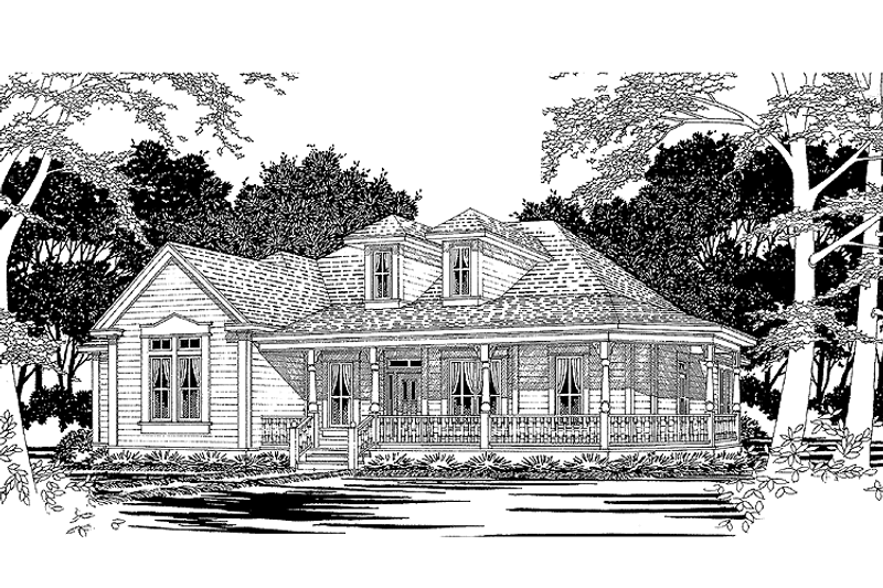 Dream House Plan - Victorian Exterior - Front Elevation Plan #472-167