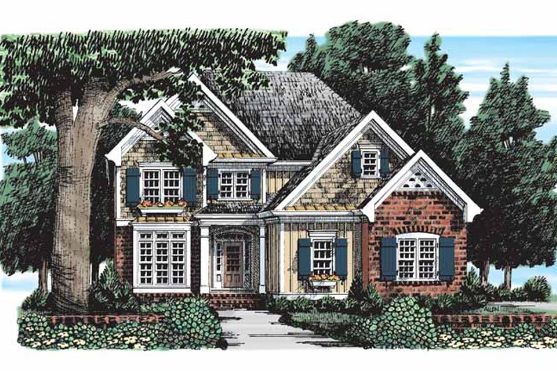 Dream House Plan - Country Exterior - Front Elevation Plan #927-288