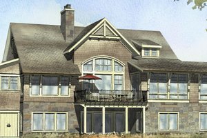 Country Exterior - Front Elevation Plan #901-105
