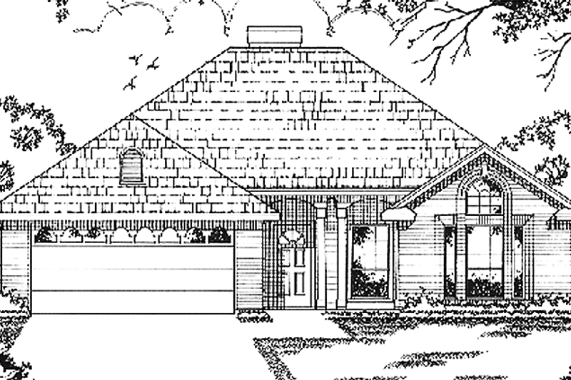 Architectural House Design - Country Exterior - Front Elevation Plan #42-621