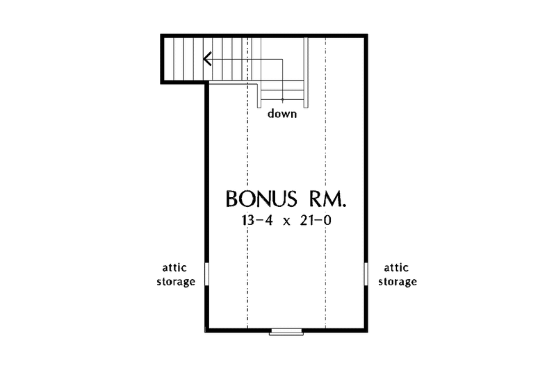 Home Plan - Floor Plan - Other Floor for Country House Plan #929-443 - 3 bed, 2 bath
