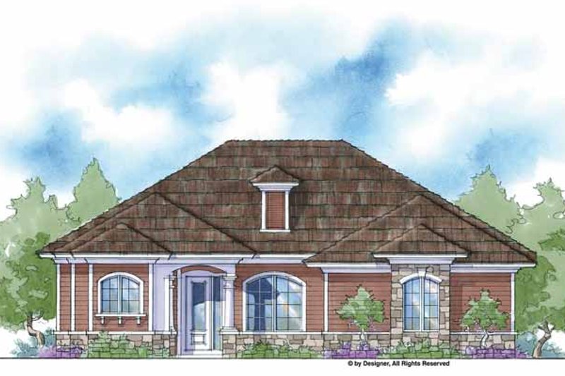 Home Plan - Country Exterior - Front Elevation Plan #938-13