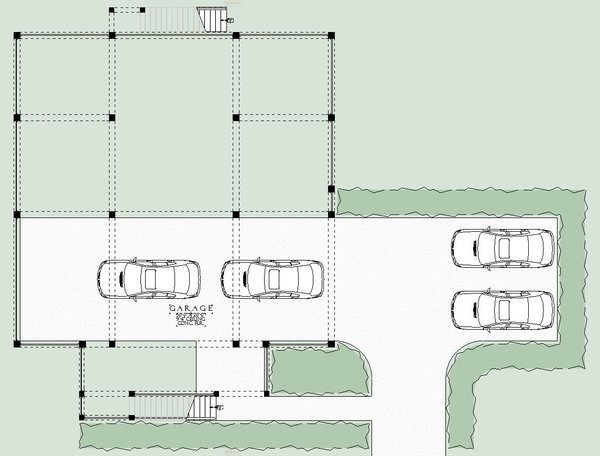 House Blueprint - Beach Floor Plan - Lower Floor Plan #901-163