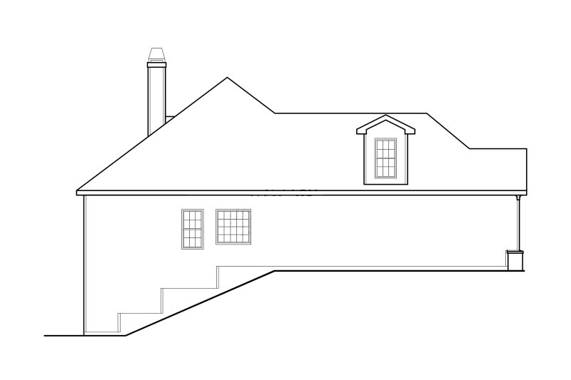House Blueprint - Exterior - Other Elevation 1 for Craftsman House Plan #927-566 - 3 bed, 2.5 bath
