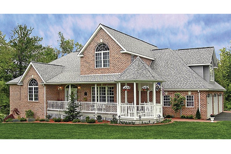 Dream House Plan - Exterior - Front Elevation 3 for Traditional House Plan #314-277 - 3 bed, 3 bath