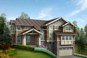 Craftsman Style House Plan - 4 Beds 4 Baths 3865 Sq/Ft Plan #132-466 