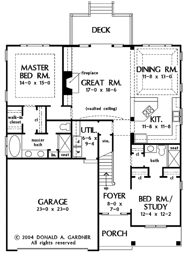 House Design - Country Floor Plan - Main Floor Plan #929-757