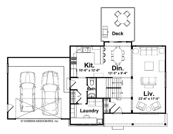 House Plan Design - Country Floor Plan - Main Floor Plan #928-157