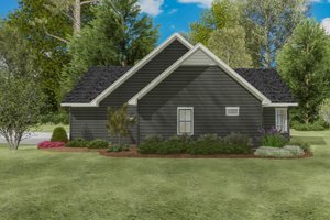 Exterior - Other Elevation 1 for Ranch House Plan #406-9669 - 3 bed, 2.5 bath