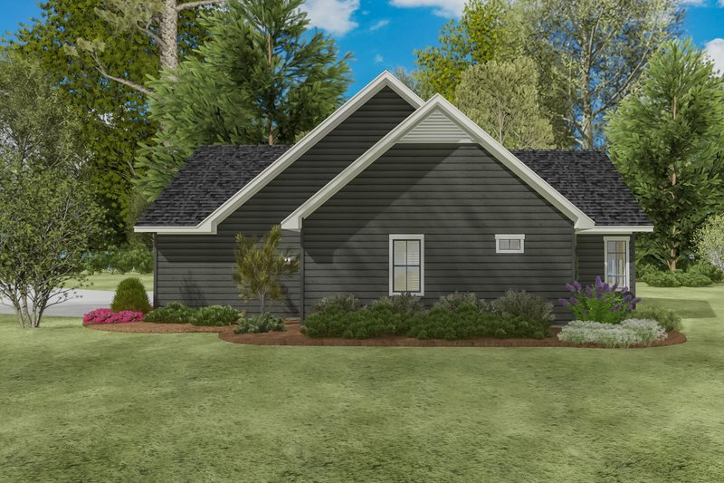 House Blueprint - Exterior - Other Elevation 1 for Ranch House Plan #406-9669 - 3 bed, 2.5 bath