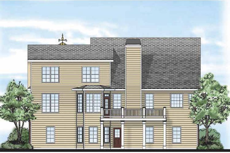 Dream House Plan - Exterior - Rear Elevation for Country House Plan #927-934 - 4 bed, 3 bath