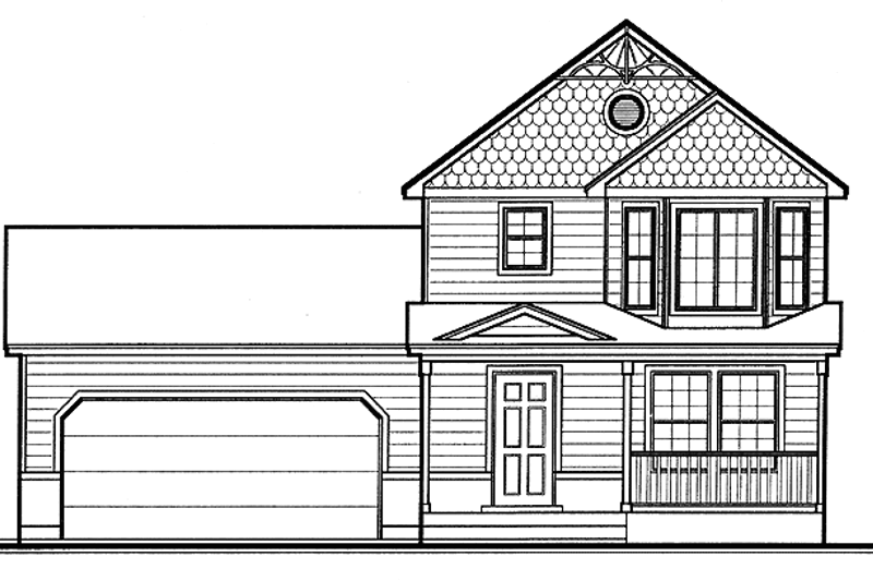 House Plan Design - Traditional Exterior - Front Elevation Plan #308-253