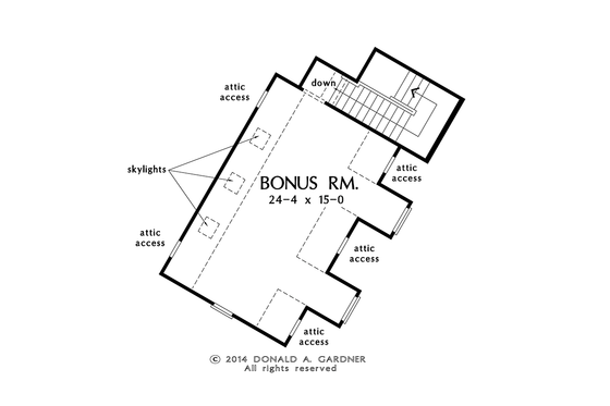Floor Plan - Other Floor for Traditional House Plan #929-980 - 4 bed, 4 bath
