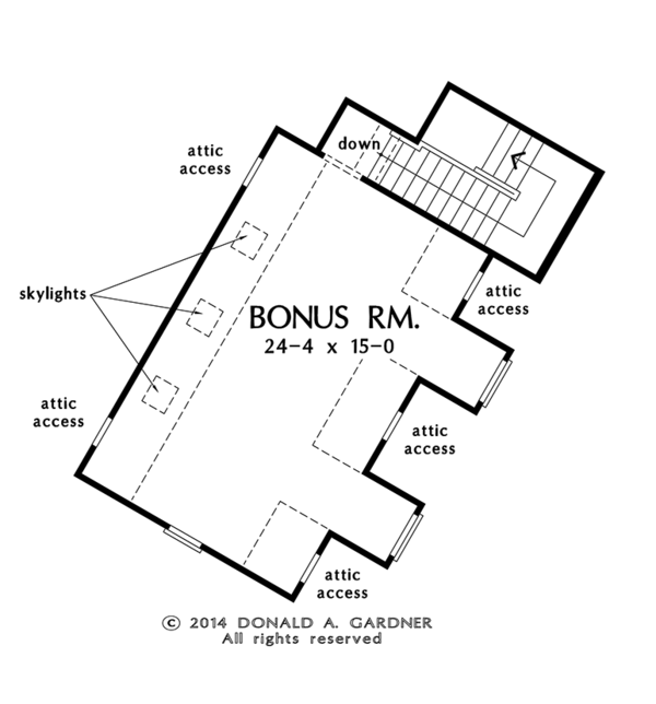 House Plan Design - Traditional Floor Plan - Other Floor Plan #929-980